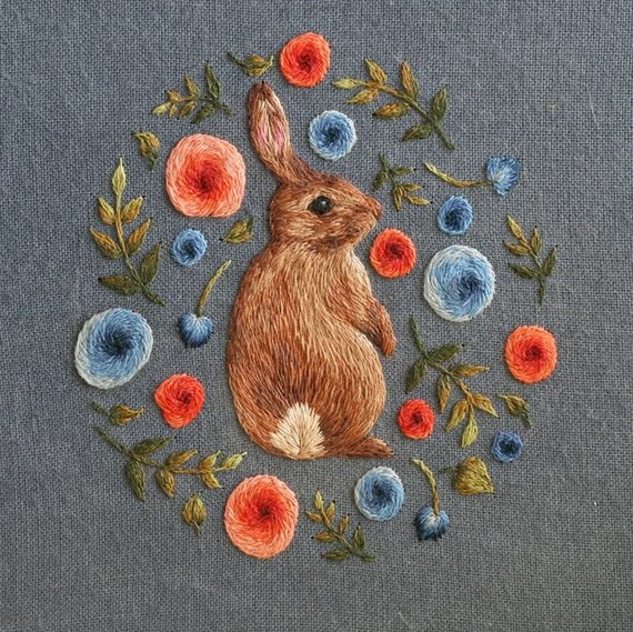 兔子 embroidery