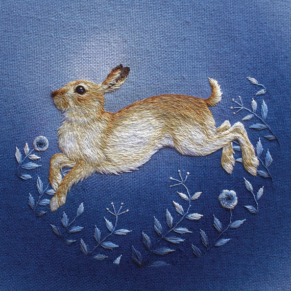 野兔 embroidery