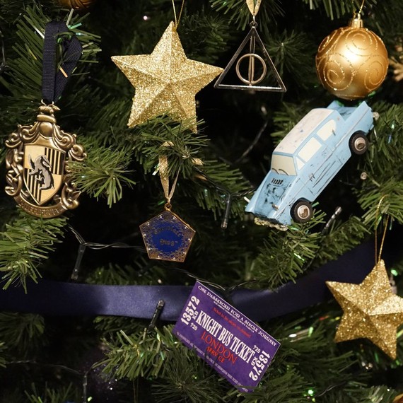 Harry Potter themed Christmas tree