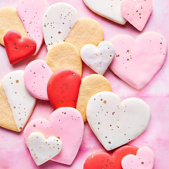 corazón sugar cookies