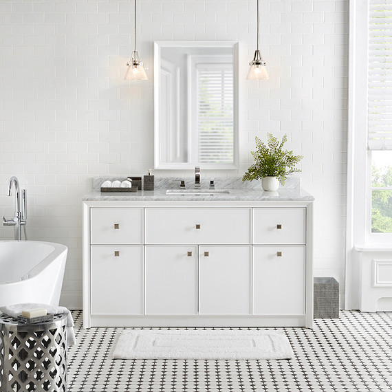 hvid bathroom vanity