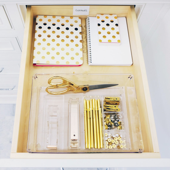 该 home edit organized office drawer