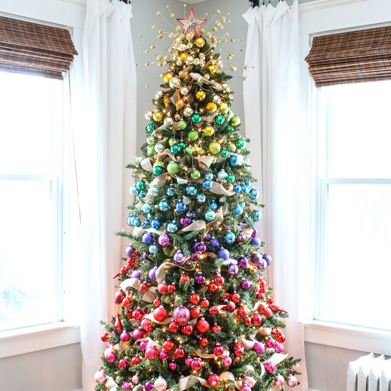 arco iris Christmas tree