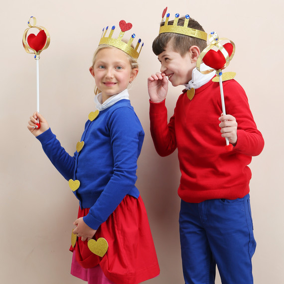 König and queen of hearts costumes