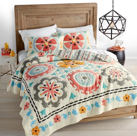 Macy's bedding desert daisy quilt