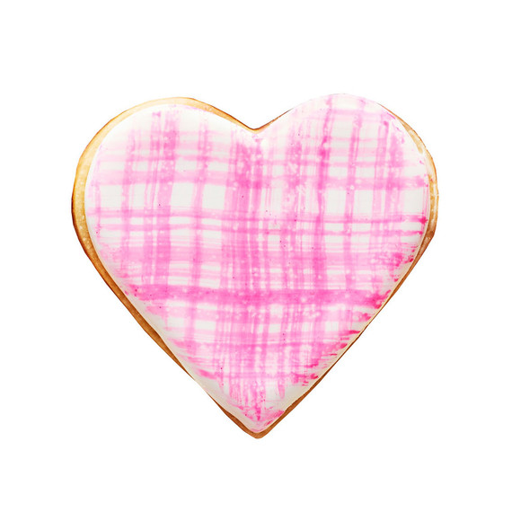 malet heart sugar cookie