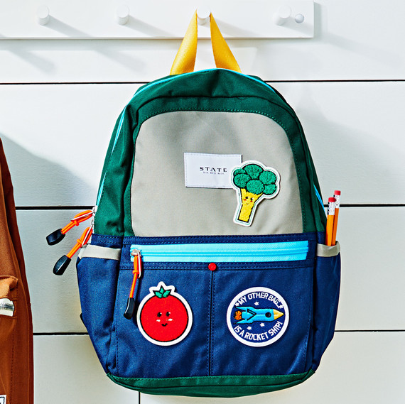 personalisiert backpack with patches