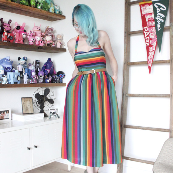 Sara Harvey and her modern toy collection