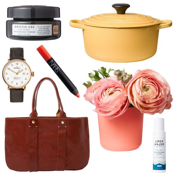 tastemaker products bag flowers watch lip pencil lotion dutch oven