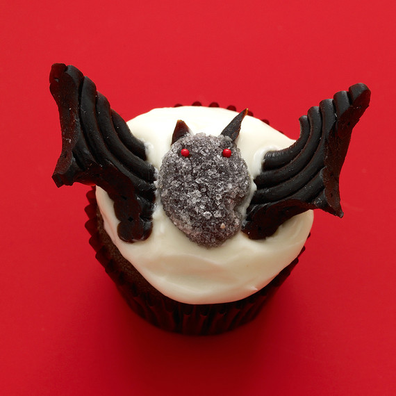 Vampir bat cupcake